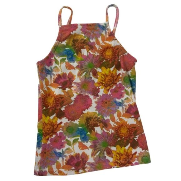 Nordstrom Size 7 Kids Clothing Lot Bikini Shorts Floral Tank Top Pyjama Set - Picture 4 of 15